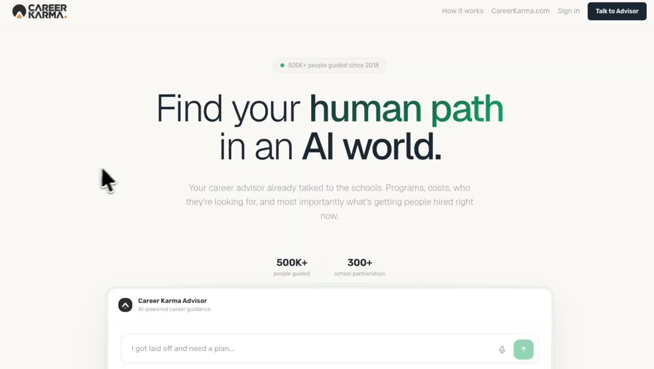Career Karma product walkthrough